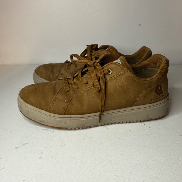 Carhartt Detroit Brown Suede Leather Soft Toe Work Sneaker - Picture 5 of 9